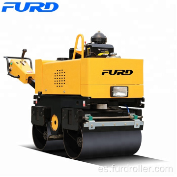 FURD Rodillo compactador vibratorio 800 kg Compactador de asfalto de doble tambor (FYL-800C)